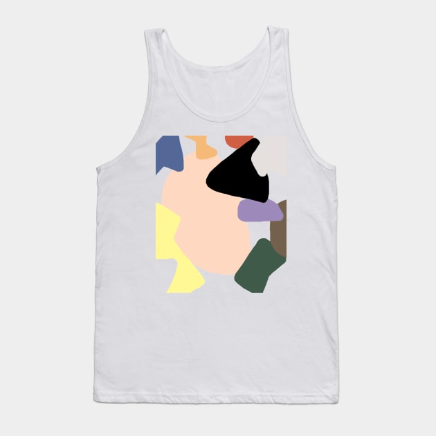 Art Pop - Contemporary Modern Abstract Art Tank Top by bickspics